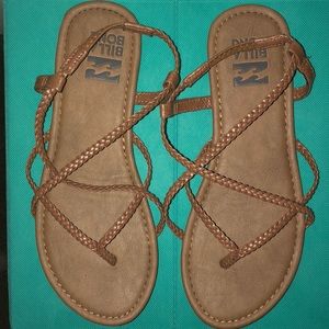 Leather Braided Sandals